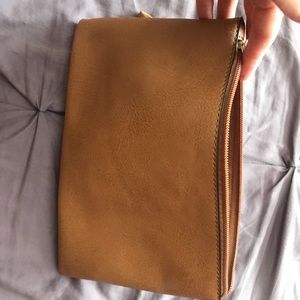 Leather wristlet